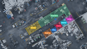 usine numérique cas d'utilisation : plan d'usine et assemblage planification