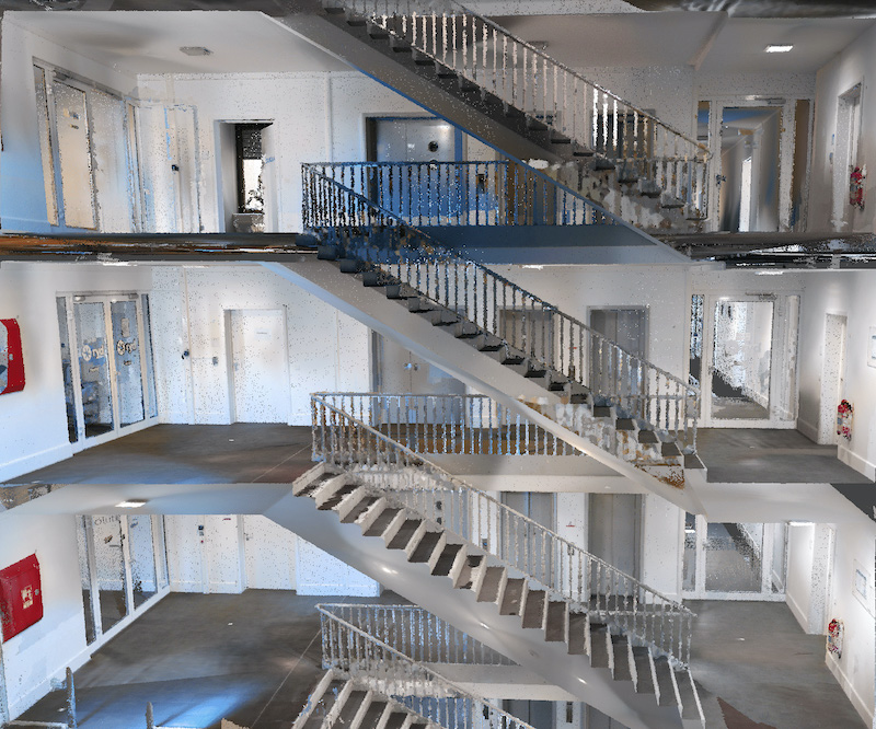 NavVisVLX-Point-Cloud-Escalier-1